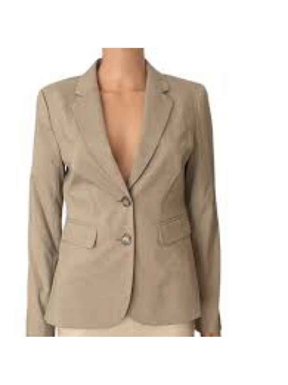 The Limited Classic Tan Two Button Blazer 6